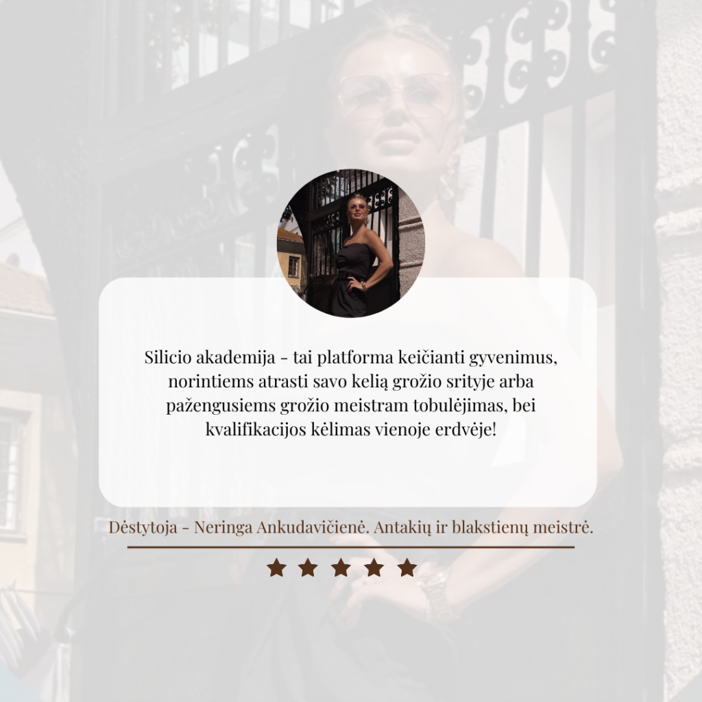 Silicio Akademijos atsiliepimas – Neringa Ankudavičienė