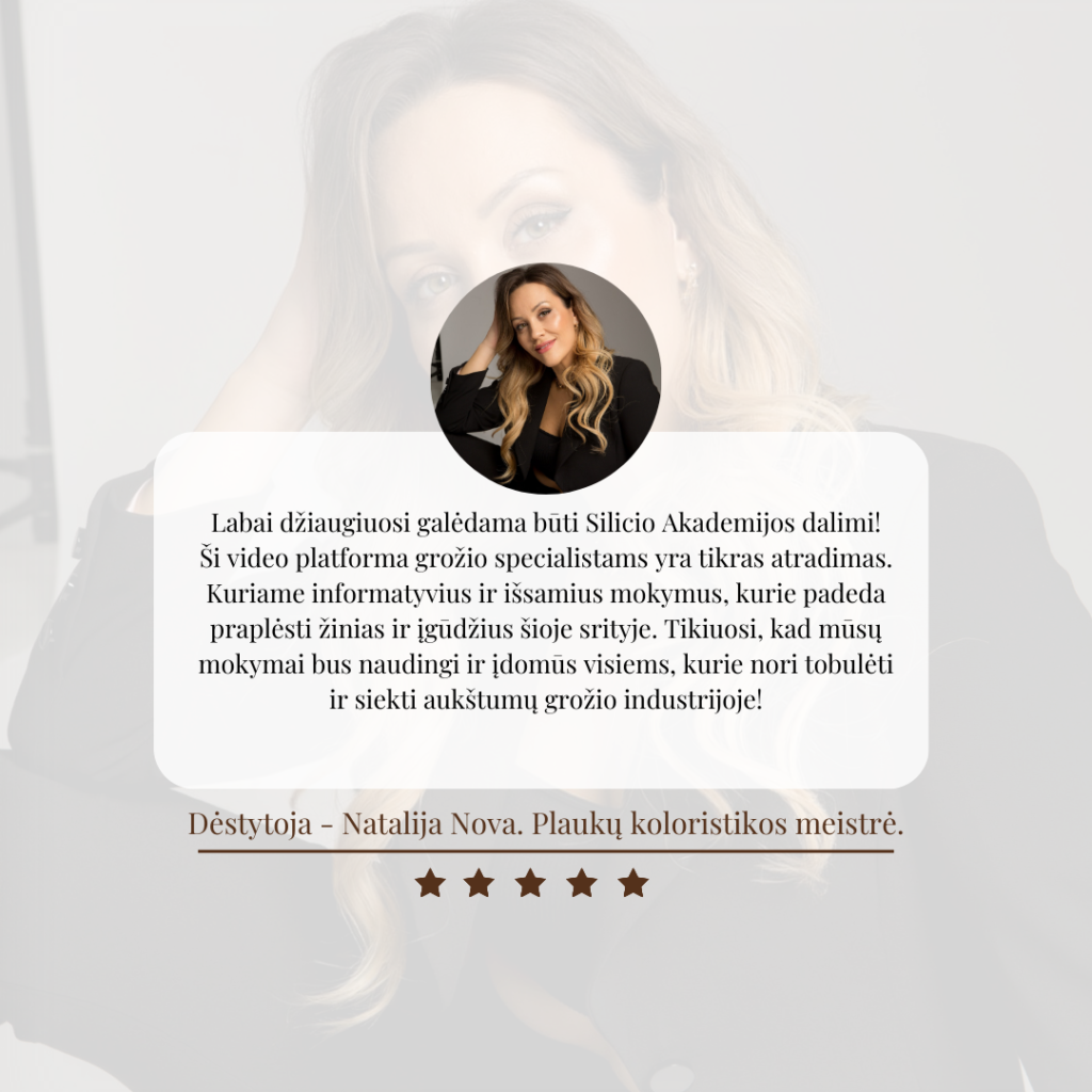 Silicio Akademijos atsiliepimas – Natalija Nova