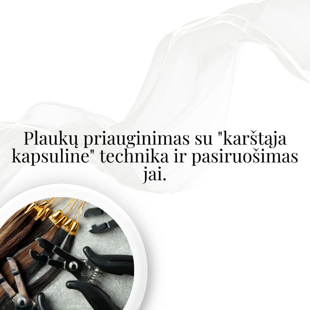 Plaukų priauginimas su 