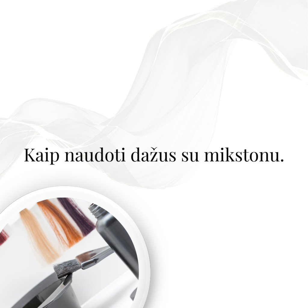Kaip naudoti dažus su mikstonu