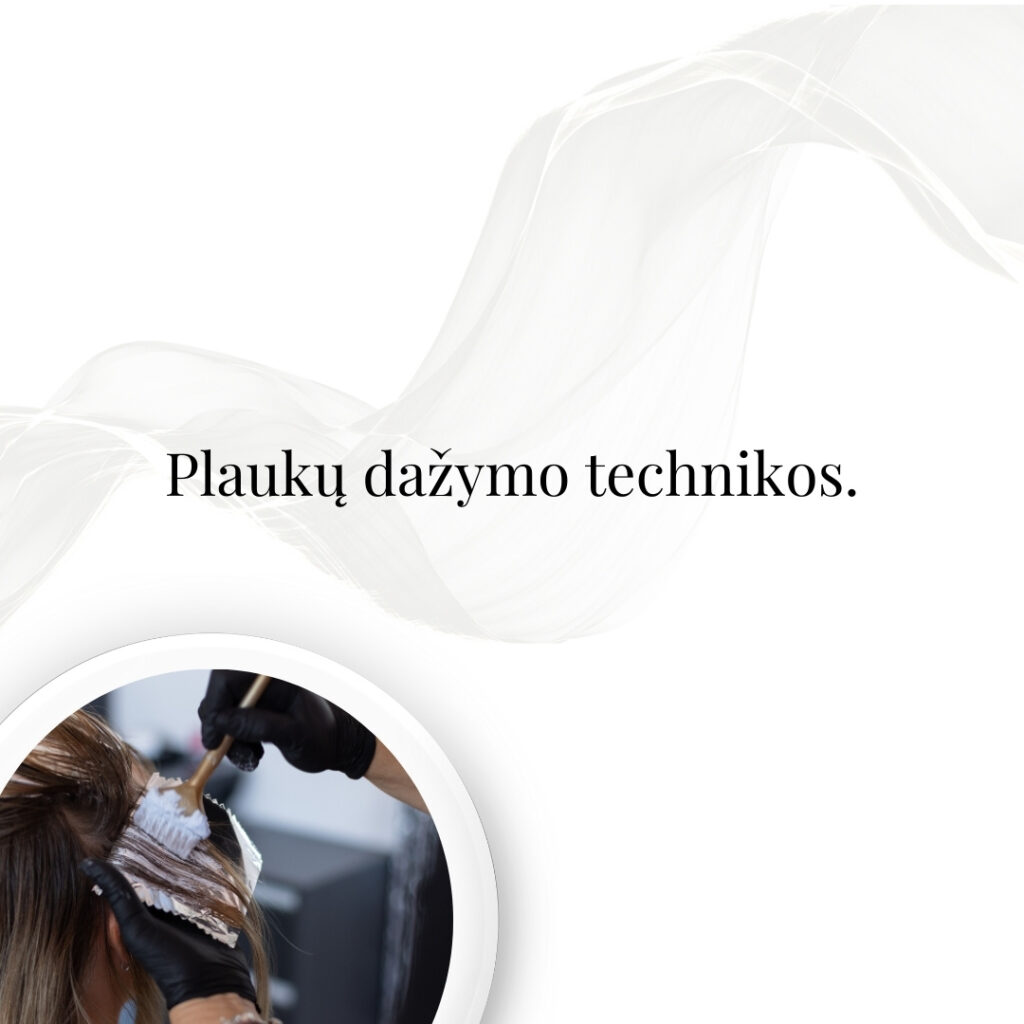 Plaukų dažymo technikos