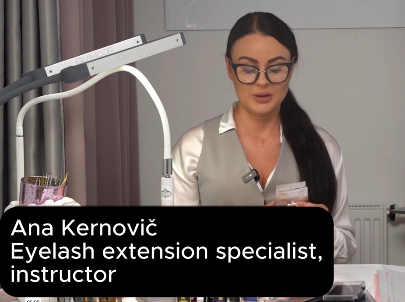 LED classic and hybrid eyelash extensions