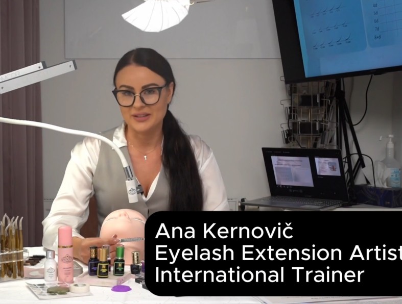 Classic eyelashes extension technique